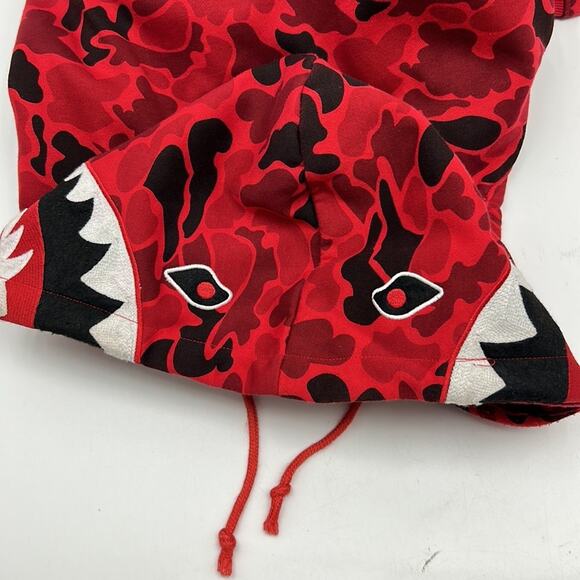 HUDSON OUTERWEAR SHARK CAMOUFLAGE HOODIE SWEAT PULLOVER HOODIE MENS SIZE LARGE - Picture 5 of 9